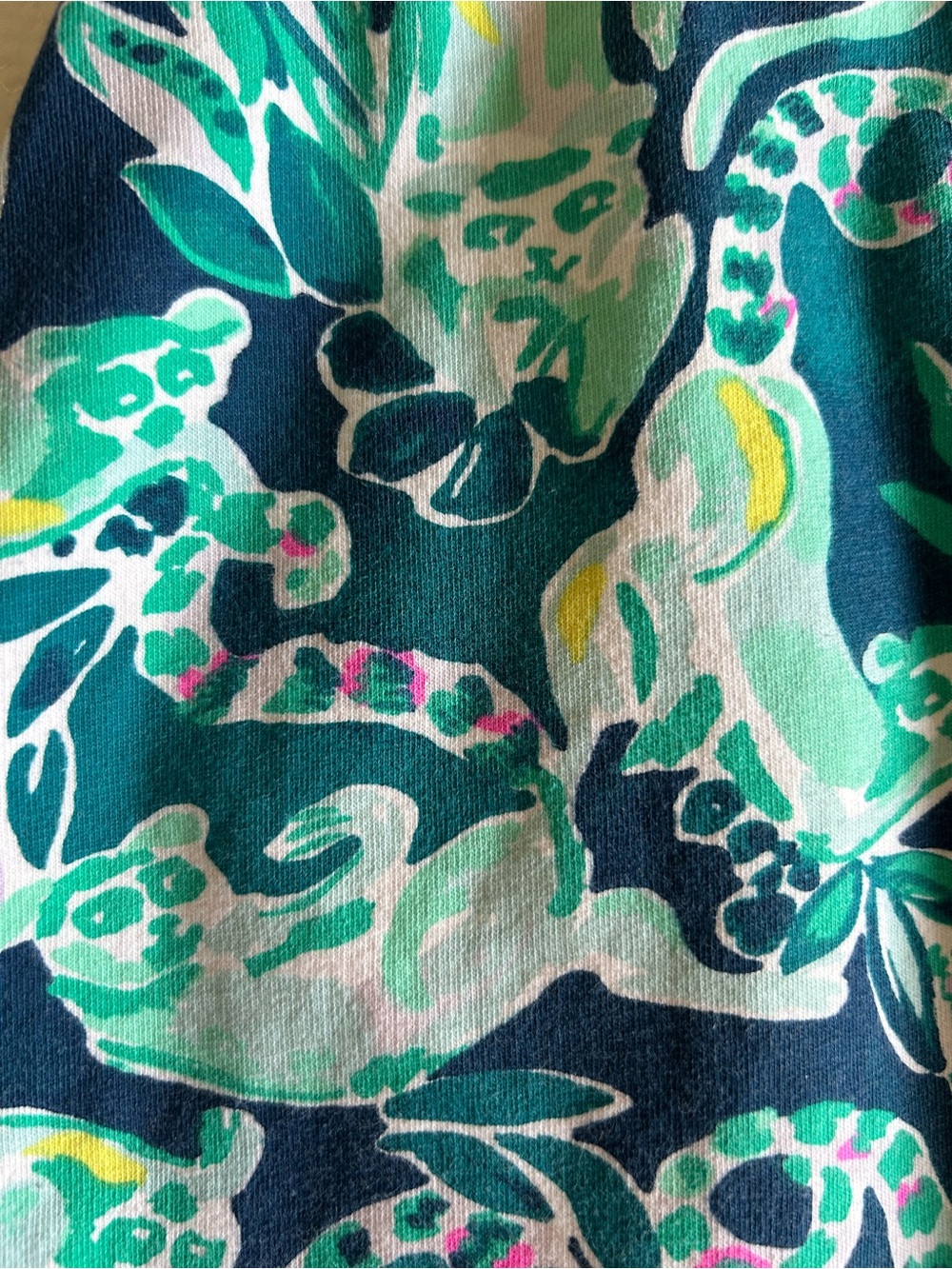 🍃Lilly Pulitzer Madison Skort In The Details Lemur Print Teal/Green Size Large - Picture 4 of 6